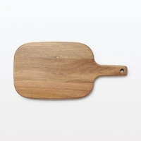 Acacia Double-Sided Cutting Board with Handle Small