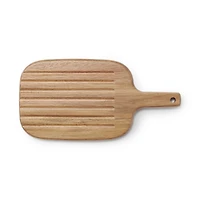 Acacia Double-Sided Cutting Board with Handle Small