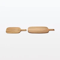Acacia Double-Sided Cutting Board with Handle