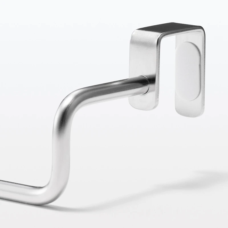 Stainless Steel Door Mounted Storage - Towel Hanger - Small W20.5cm