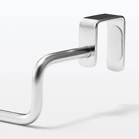 Stainless Steel Door Mounted Storage - Towel Hanger - Small W20.5cm