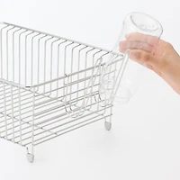 Stainless Steel Bottle Hook Double for Dish Drainer