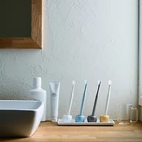 Porcelain Toothbrush Holder - Pink