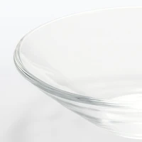 Soda Glass Shallow Bowl