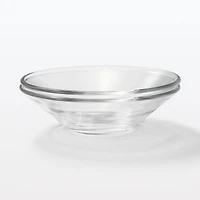 Soda Glass Shallow Bowl