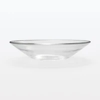 Soda Glass Shallow Bowl - Large