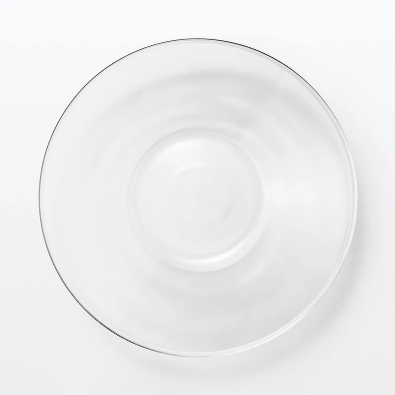 Soda Glass Shallow Bowl - Large