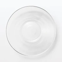 Soda Glass Shallow Bowl - Large