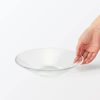 Soda Glass Shallow Bowl - Large