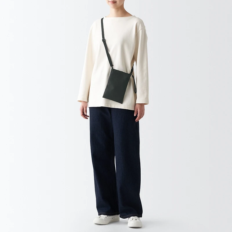 2-Way Water Repellent Mini Sacoche / Crossbody Bag