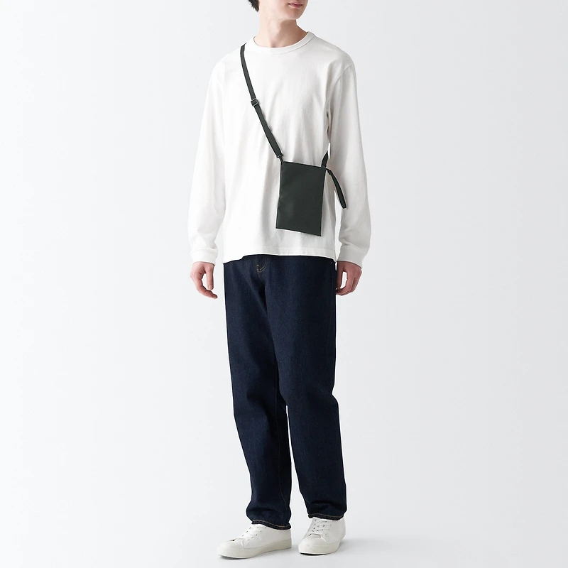 2-Way Water Repellent Mini Sacoche / Crossbody Bag