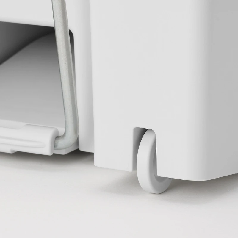 Polypropylene Pedal Dust Bin with Double-Hinged Lid - 21.2 L