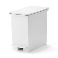 Polypropylene Pedal Dust Bin with Double-Hinged Lid - 21.2 L