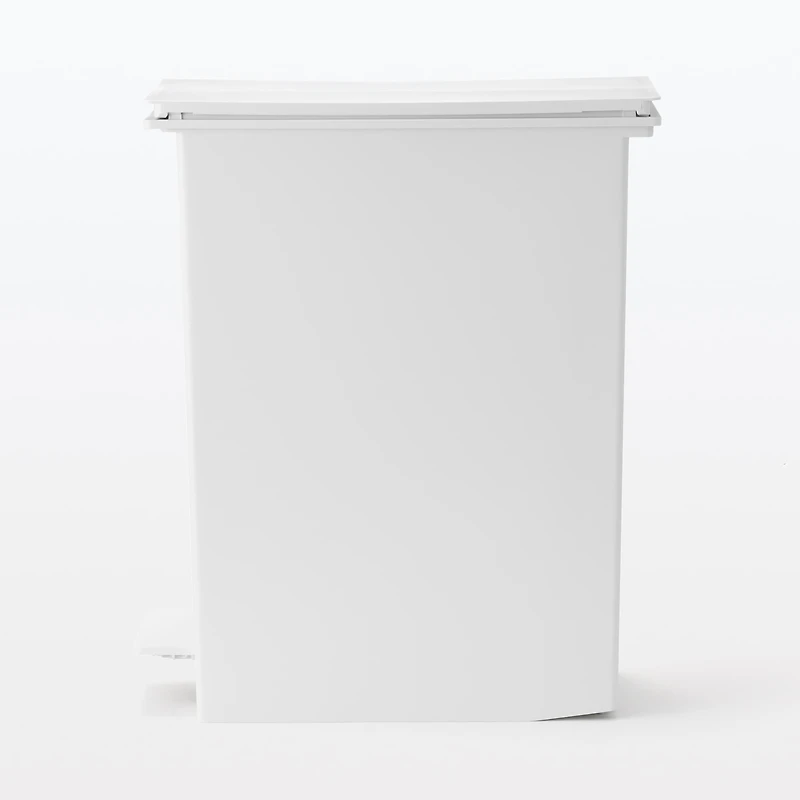 Polypropylene Pedal Dust Bin with Double-Hinged Lid - 35.1 L