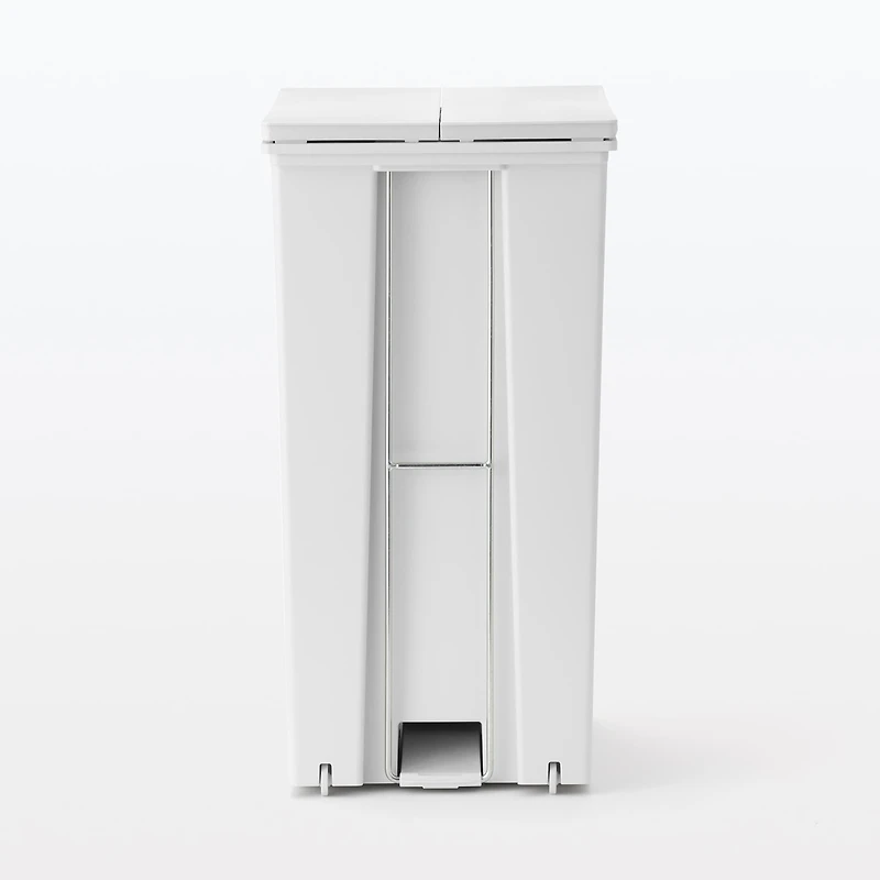 Polypropylene Pedal Dust Bin with Double-Hinged Lid - 35.1 L