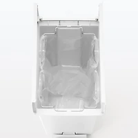 Polypropylene Pedal Dust Bin with Double-Hinged Lid - 35.1 L