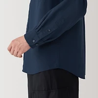 Men's Washed Oxford Button Down Long Sleeve Shirt