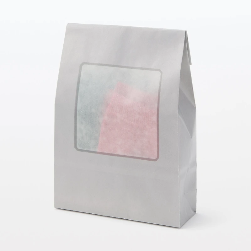 Paper Window Gift Bag with Gusset - Square