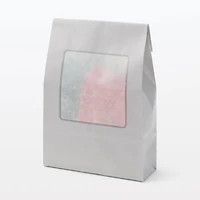 Paper Window Gift Bag with Gusset - Square