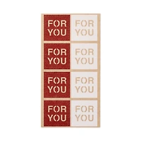 Gift Sticker - FOR YOU - 3.5 x 3.5 cm