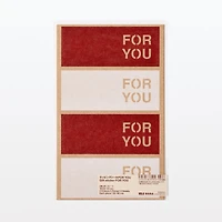 Gift Sticker - FOR YOU - 3.5 x 9.0 cm