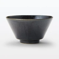 Mino Ware Rice Bowl - Black