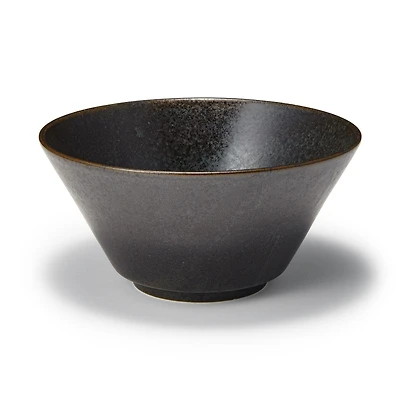 Mino Ware Noodle Bowl - Black