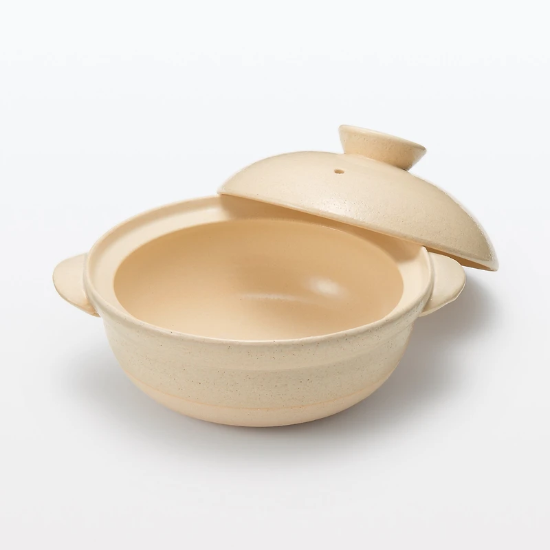 Banko Ware Transparent Glaze Ceramic Medium Pot 1600 ml