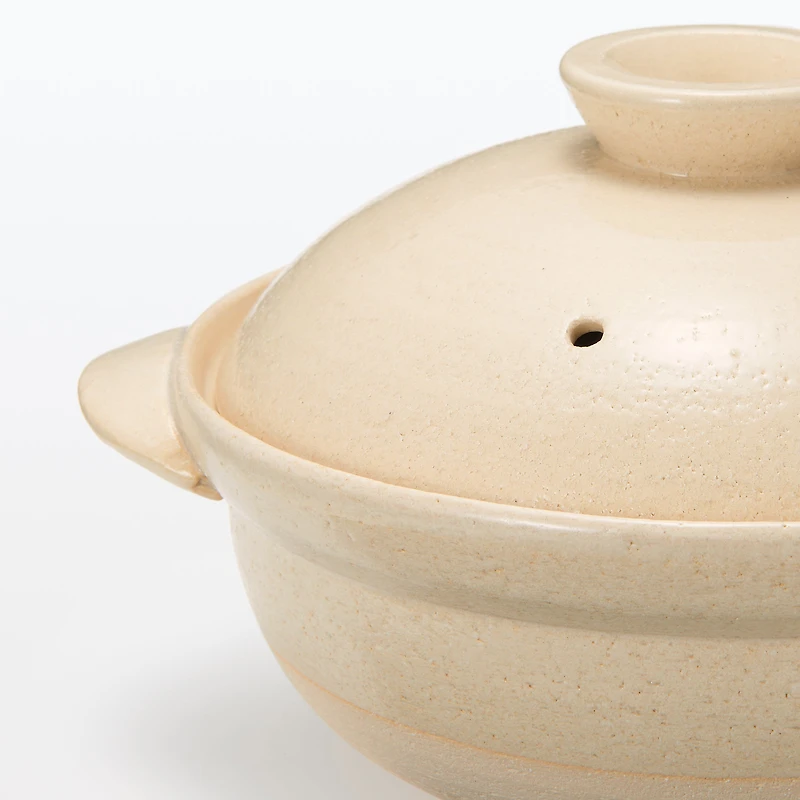 Banko Ware Transparent Glaze Ceramic Medium Pot 1600 ml