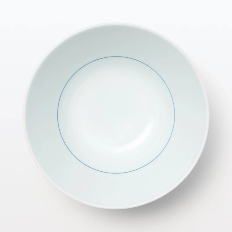 Hasami Ware Rice Bowl - Mesh Pattern