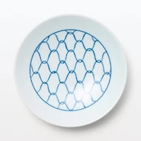 Hasami Ware Small Plate - Mesh Pattern