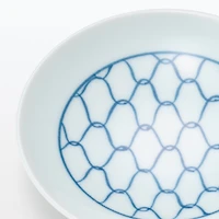 Hasami Ware Small Plate - Mesh Pattern