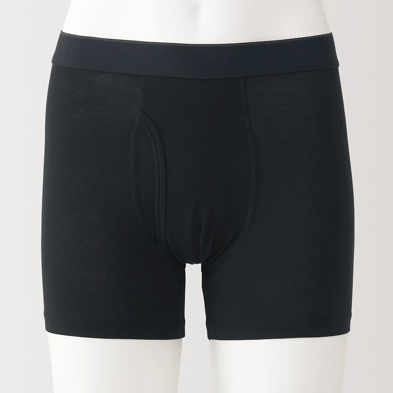 Men's Lyocell Blend Front Open Boxer Briefs