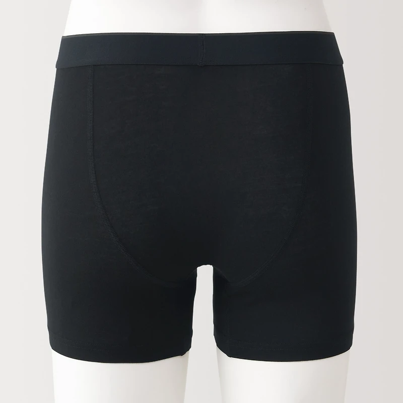 Men's Lyocell Blend Front Open Boxer Briefs