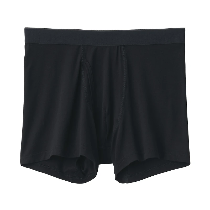 Men's Lyocell Blend Front Open Boxer Briefs