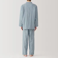 Men's Side Seamless Double Gauze Pajamas