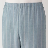 Men's Side Seamless Double Gauze Pajamas