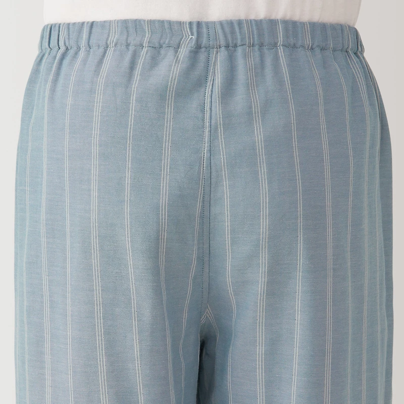Men's Side Seamless Double Gauze Pajamas