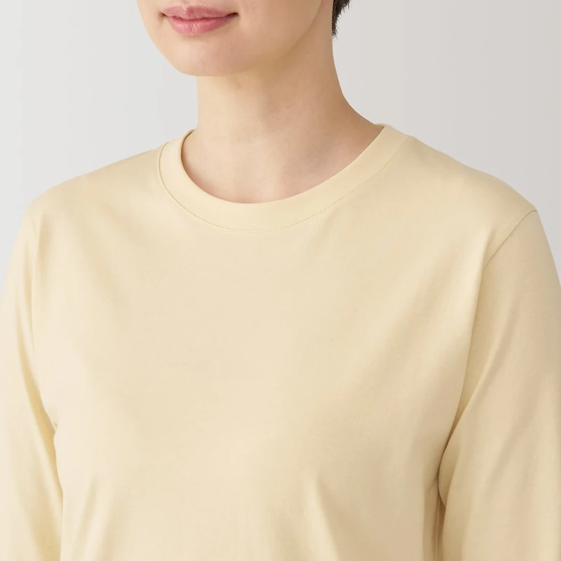 Women's Jersey Crew Neck Long Sleeve T-Shirt