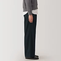 Women's Slub Yarn Chino Darted Wide Pants