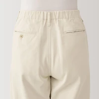 Women's Slub Yarn Chino Darted Wide Pants