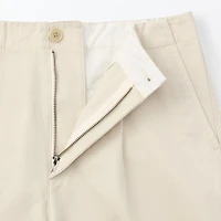 Women's Slub Yarn Chino Darted Wide Pants