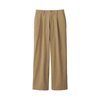 Women's Slub Yarn Chino Darted Wide Pants