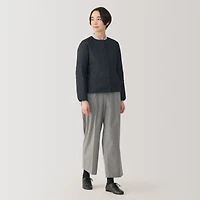Women's Lightweight Down Collarless Jacket