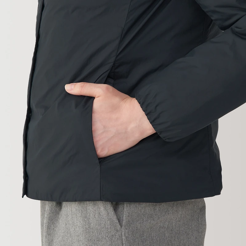 Women's Lightweight Down Collarless Jacket