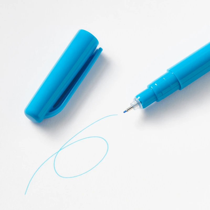 Water Based Fine Tip Pen - Sky Blue