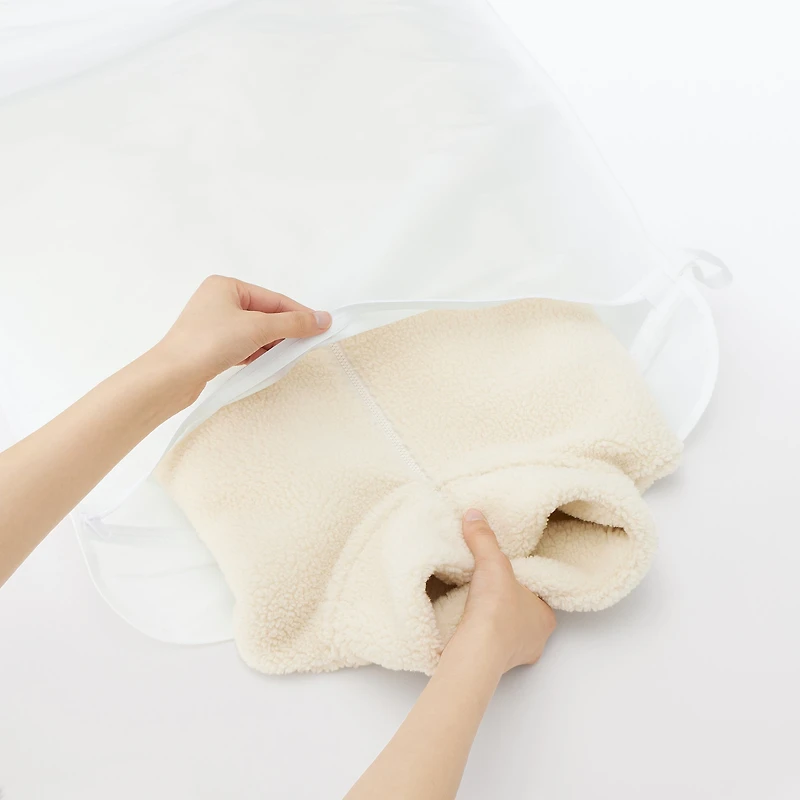 Densely Woven Fibre-Shielding Laundry Net Flat