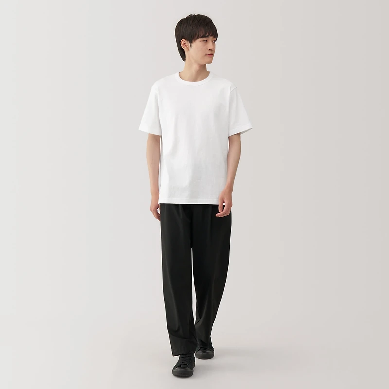 Men's Washed Heavy Weight Crew Neck Short Sleeve T-Shirt
