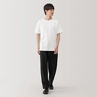 Men's Washed Heavy Weight Crew Neck Short Sleeve T-Shirt