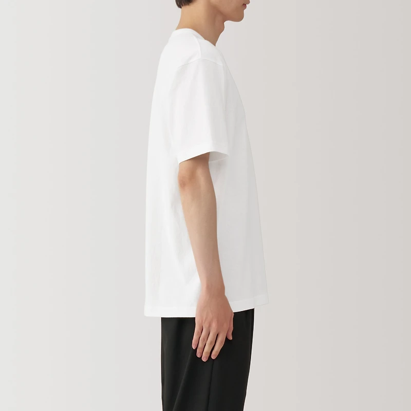 Men's Washed Heavy Weight Crew Neck Short Sleeve T-Shirt